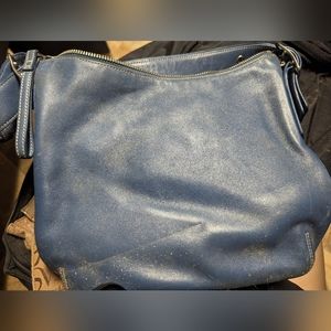 Blue Coach purse